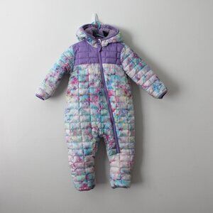 Snozu Kids 1 Piece Hoodie Snowsuit Coverall Multicolor Size 18M Pre-Owned